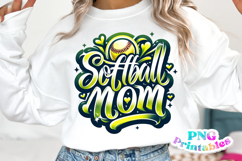 Softball Mom Airbrushed PNG Product Image 8