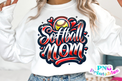 Softball Mom Airbrushed PNG Product Image 10