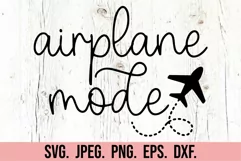 Airplane Mode SVG - Vacation Vibes - Beach Life - Vacay Mode Product Image 5