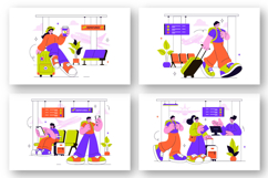 10 Airport Vector Illustration Product Image 2