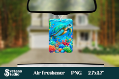 Cute sea turtle car air freshener | Air freshener PNG Product Image 1