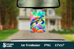 Cute sea turtle car air freshener | Air freshener PNG Product Image 1