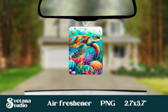 Cute sea turtle car air freshener | Air freshener PNG Product Image 1