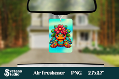 Cute sea turtle car air freshener | Air freshener PNG Product Image 1
