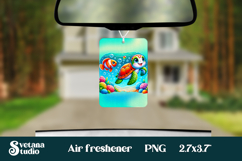 Cute sea turtle car air freshener | Air freshener PNG Product Image 1