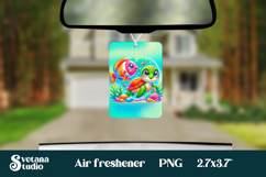 Cute sea turtle car air freshener | Air freshener PNG Product Image 1