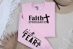 Faith Ephesians Sleeve SVG, Christian SVG Design Product Image 3