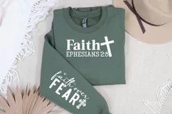 Faith Ephesians Sleeve SVG, Christian SVG Design Product Image 2