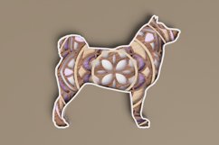 Dog Laser Cut File - Akita Inu Mandala Product Image 1