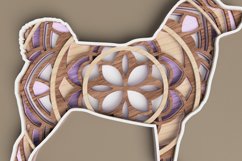 Dog Laser Cut File - Akita Inu Mandala Product Image 5