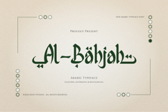 Al Bahjah | Arabic Typeface Product Image 1