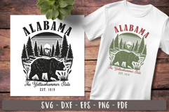 Alabama svg Vintage United states svg