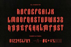 Alapace Blackletter Display Typeface Product Image 7