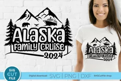 Explore the beauty of Alaska with this versatile Alaska Family Cruise SVG design. Create stunning shirts and tote bags with this Alaskan Family Cruise theme.