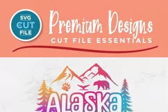 Create unforgettable shirts and totes with Alaska Girls Trip Adventure SVG, capturing the essence of Alaska's mountains, trees, bears, and whale tails for your DIY projects.