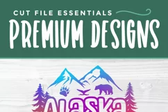 Embark on a journey to discover Alaska's wonders with Alaska Girls Trip Alaskan SVG, showcasing the beauty of mountains, trees, bears, and whale tails. Ideal for customizing shirts and tote bags.