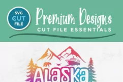 Create unforgettable shirts and totes with Alaska Sisters Cruise Adventure SVG, capturing the essence of Alaska's mountains, trees, bears, and whale tails for your DIY projects.