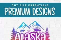 Elevate your craft with Alaska Sisters Cruise Scenic SVG. Design shirts and totes featuring stunning images of Alaska ships, mountains, trees, bears, and whale tails.