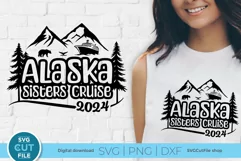 Enhance your apparel with this Alaska SVG, featuring mountains, trees, bear, and whale tail. Perfect for crafting shirts and tote bags.