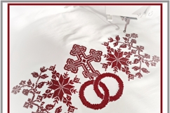 Alatyr star wedding cross stitch machine embroidery set Product Image 4