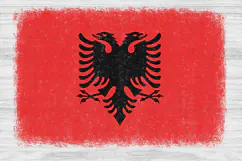 Albania flag PNG, Sublimation Designs for Shirts, Mugs Product Image 1