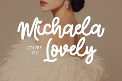 Alice Monoline Font Cute Script Decorative Typeface for Logo Product Image 2