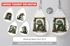 Earring Alcatraz Gator Product Image 1