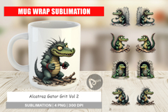 Mug Wrap Alcatraz Gator Product Image 1