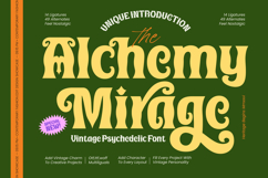 Alchemy Mirage Vintage Psychedelic Font Product Image 1