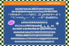 Alchemy Mirage Vintage Psychedelic Font Product Image 9
