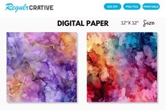 Alcohol Ink Seamless Digital Paper Product Image 1