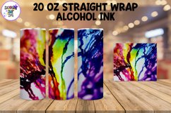 Alcohol Ink Design Tumbler Wrap - Abstract Sublimation Product Image 1
