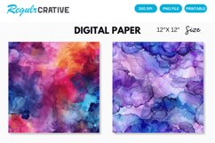 Alcohol Ink Seamless Digital Paper Product Image 1