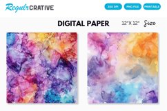 Alcohol Ink Seamless Digital Paper Product Image 1