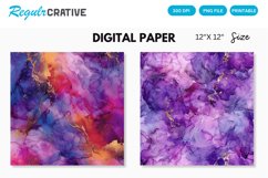 Alcohol Ink Seamless Digital Paper Product Image 1