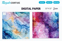 Alcohol Ink Seamless Digital Paper Product Image 1