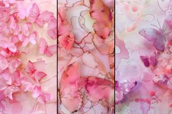 Alcohol Ink Butterflies Digital Paper Bundle Product Image 5