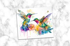 Hummingbird Watercolor 20 oz Skinny Tumbler Product Image 3
