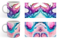 Alcohol Ink Melting | Mug sublimation design Product Image 4
