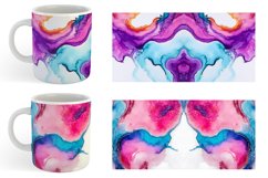 Alcohol Ink Melting | Mug sublimation design Product Image 2