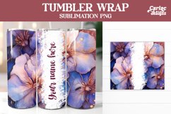 Alcohol Ink Tumbler Wrap