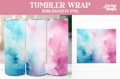 Alcohol Ink Tumbler Wrap