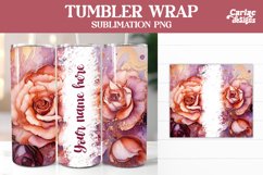 Alcohol Ink Tumbler Wrap