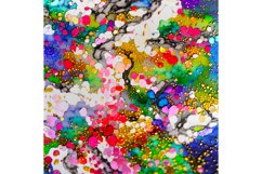 20 Oz Watercolor Splash Glitter Tumbler Wrap Product Image 7