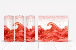Alcohol Ink Wave Tumbler Wraps