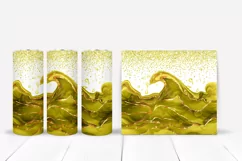 Alcohol Ink Wave Tumbler Wraps