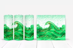 Alcohol Ink Wave Tumbler Wraps