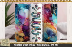 Alcohol Ink with Gold Foil Tumbler Wrap with matching alphabet is a professional design that is available at 300dpi PNG to use for sublimation of tumblers. Avalaible for 30oz and 20oz sizes.