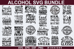 Alcohol SVG Bundle - Alcohol T-shirt Design Product Image 1