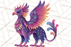 Vibrant Alebrije Dreamers Clipart, Fantasy Creatures Png Product Image 4